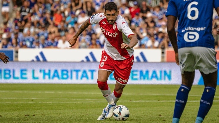 Maripán fue titular y jugó todo el partido en el empate del Mónaco.