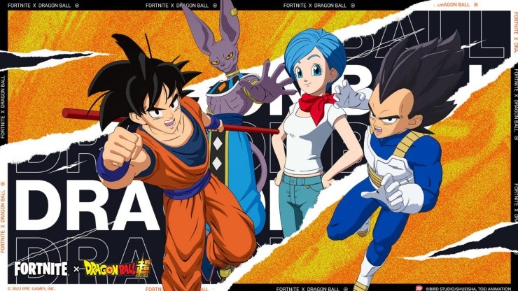Goku, Vegeta, Bulma y Beerus son los personajes que llegaron a Fortnite