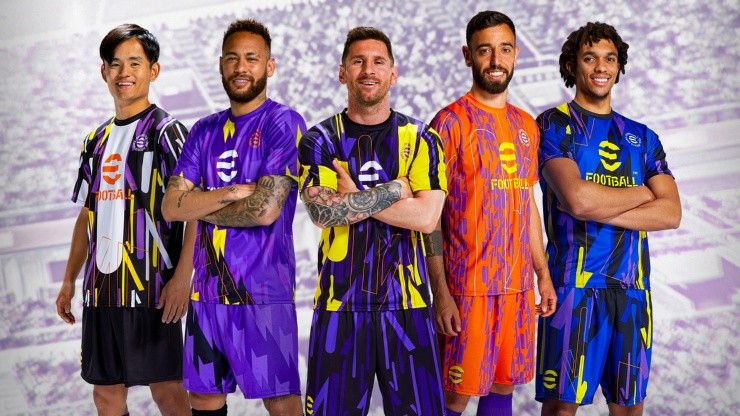 eFootball 2023 cuenta con 5 embajadores, con Neymar y Messi como los principales
