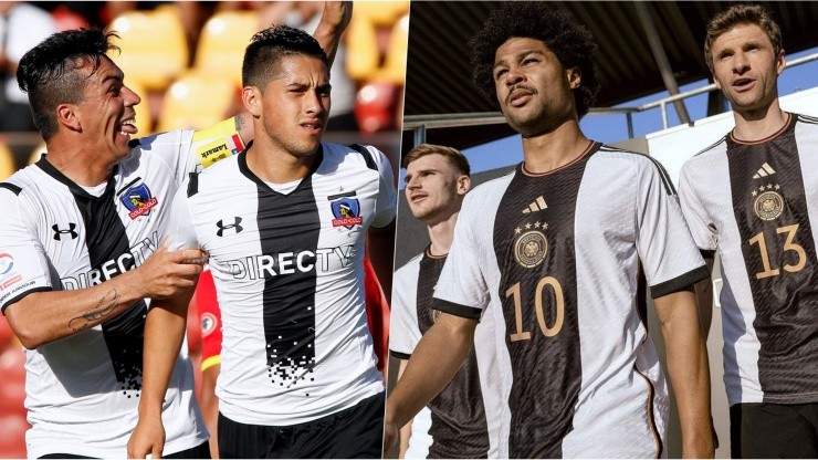 La camiseta de Colo Colo en 2015 tiene una gran similitud con la tricota presentada por la selección alemana para el Mundial de Qatar 2022