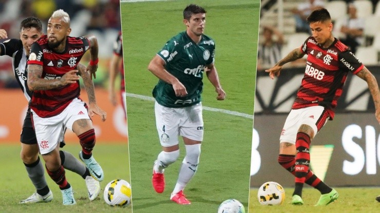 Arturo Vidal, Benjamín Kuscevic y Erick Pulgar son los chilenos con vida en Copa Libertadores