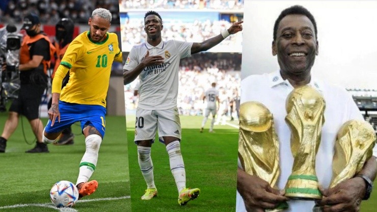 Neymar y Pelé defendieron a Vinícius Jr tras ser criticado por su manera de celebrar los goles.