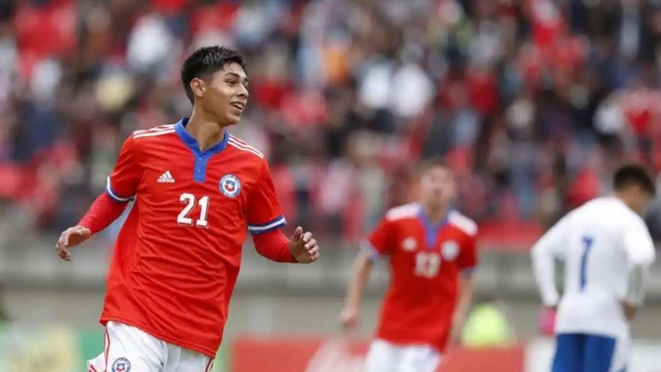 Darío Osorio ya ha brillado en selecciones menores de Chile