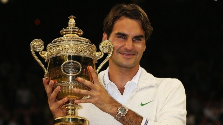 El recuerdo de Federer ganando el torneo de Wimbledon 2012