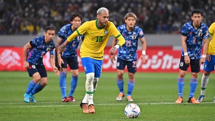 Ney marcó el único tanto en la victoria de Brasil frente a Japón en su último amistoso.