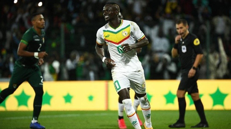 Sadio Mané marcó en el triunfo de Senegal sobre Bolivia.