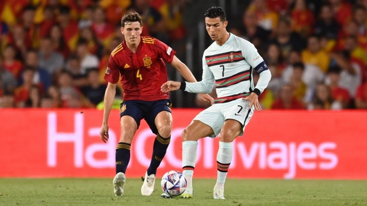 Portugal y España pelean por un lugar en la fase final de la Liga de Naciones de la UEFA.