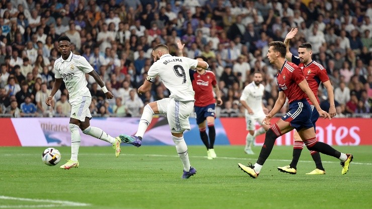 Karim Benzema falló un penal en el empate del Real Madrid y el Osasuna en la 7° jornada de La Liga.