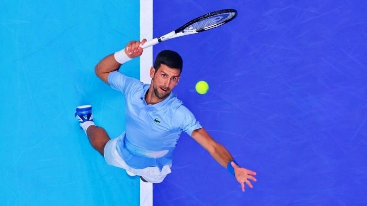 Novak Djokovic derrotó cómodamente a Cristian Garin en primera ronda de Astana