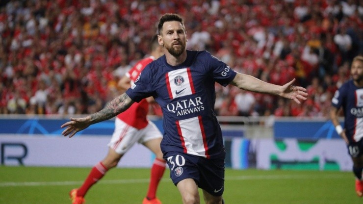 Lio Messi marcó un golazo para el empate de PSG por Champions League.
