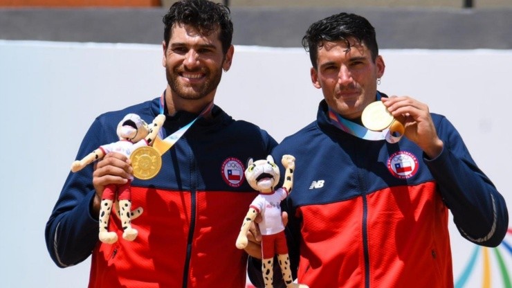 Los primos Marco y Esteban Grimalt se lucieron en el voleibol playa y sumaron una de las últimas medallas de oro para el Team Chile en estos Odesur tras vencer a Argentina.