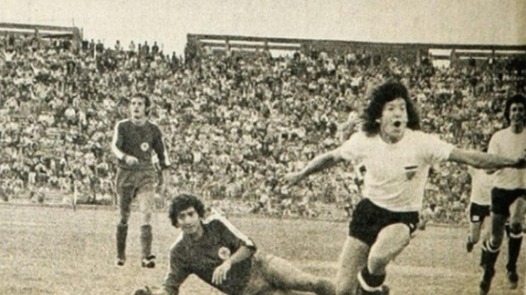 Orellana marcó el primer gol en el estadio Monumental