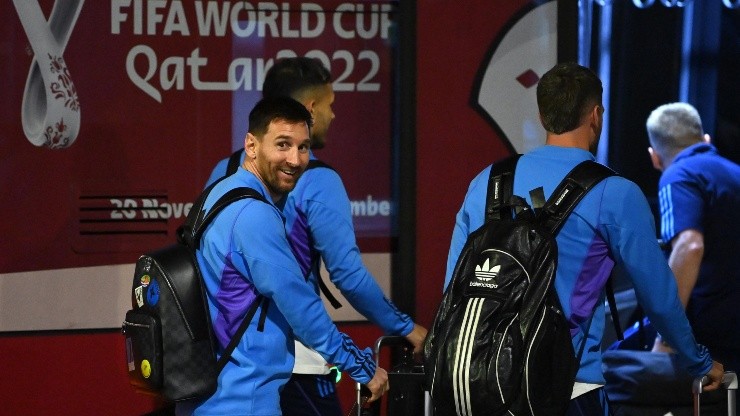Messi ya está en Qatar