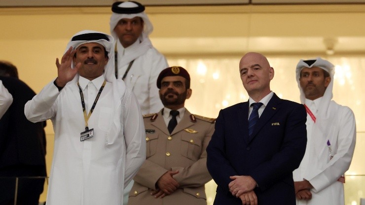 Infantino en la inauguración del Mundial de Qatar