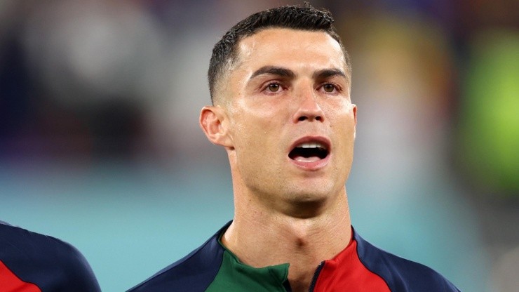 Cristiano Ronaldo se emocionó en el inicio de su último Mundial