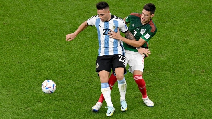 Lautaro Martínez totalmente agradecido de Lionel Messi tras la victoria de Argentina contra México.