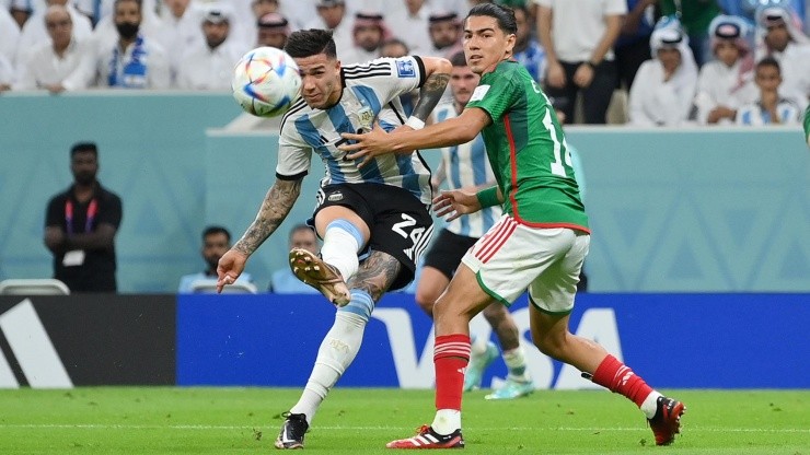 Enzo Fernández ingresó y aseguró el triunfo de Argentina ante México