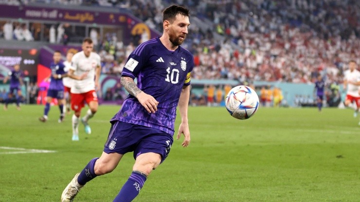 Messi está jugando el Mundial de Qatar 2022