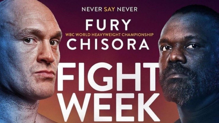 Fury y Chisora se enfrentan una vez más encima del cuadrilátero.