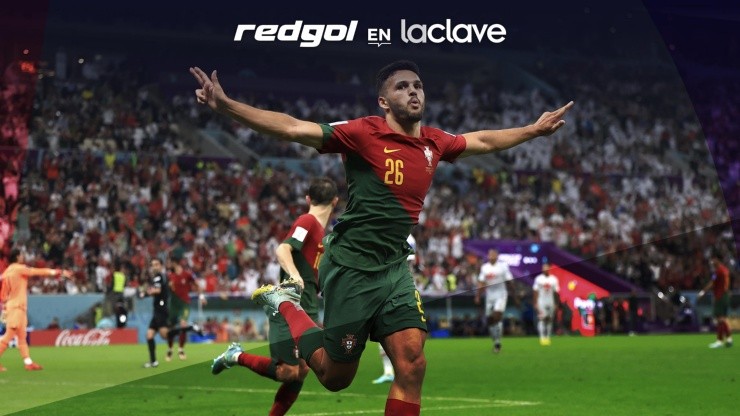 Gonçalo Ramos, quien reemplazó a Cristiano Ronaldo en el equipo titular, fue una de las figuras de Portugal en la goleada ante Suiza.