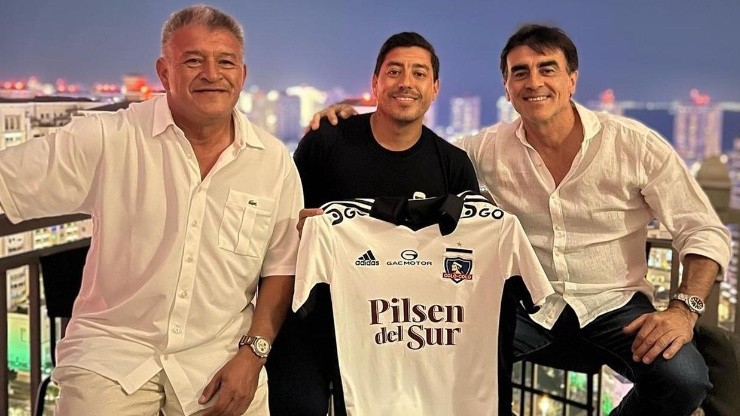Borghi, Córdova y Quinteros, tres campeones con Colo Colo juntos en Qatar 2022.