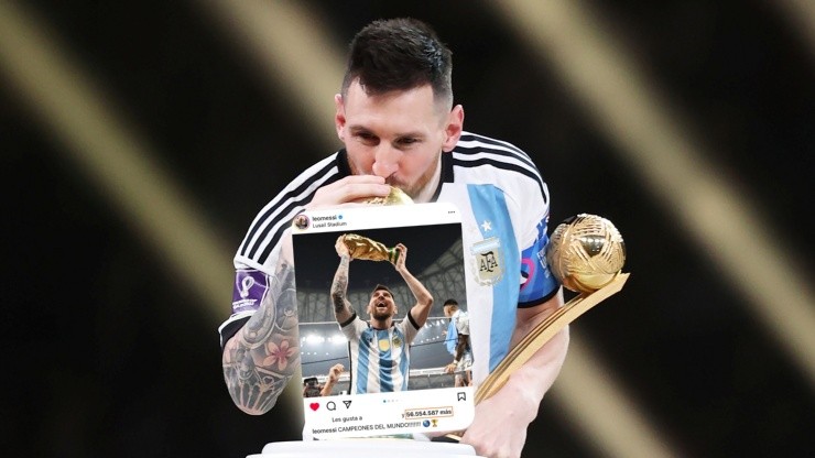 Messi ahora es récord en Instagram.