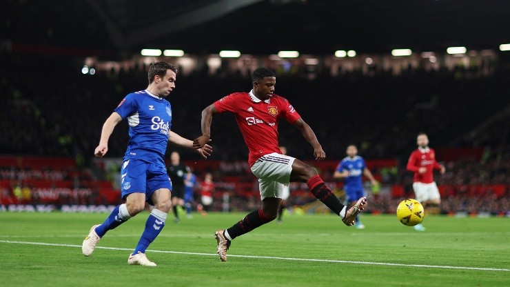 Manchester United y Everton se enfrentaron por la tercera ronda de la Emirates FA Cup.