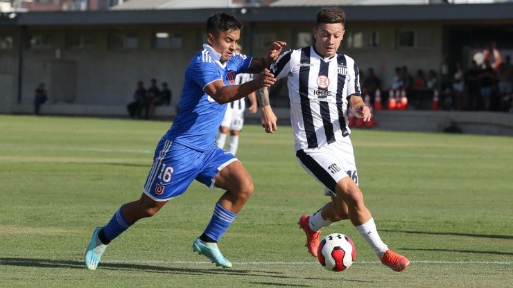 Nicolás Guerra marcó el 1-0 de la U en el amistoso contra Talleres.