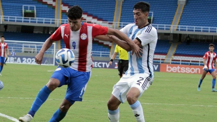 Paraguay le gana a Argentina y le pega en el debut de la Albiceleste por el Sudamericano Sub 20.