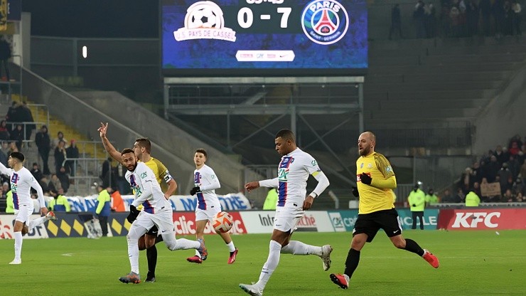 Goleada del PSG y Mbappé: rival de Alexis Sánchez y el Marsella en octavos de final de la Copa de Francia.