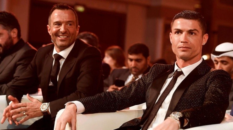 Cristiano Ronaldo y su ex representante Jorge Mendes