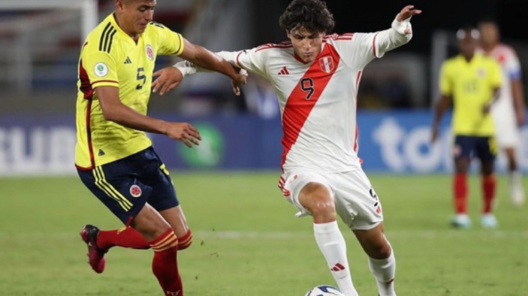 Sebastien Pineau no anotó goles para Perú en el Sudamericano Sub 20.