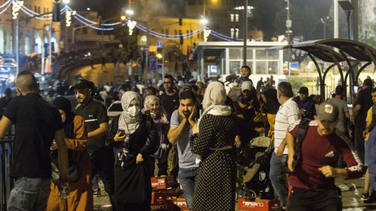 Jerusalem está sumida en el caos debido a nuevos enfrentamientos entre palestinos e israelíes.