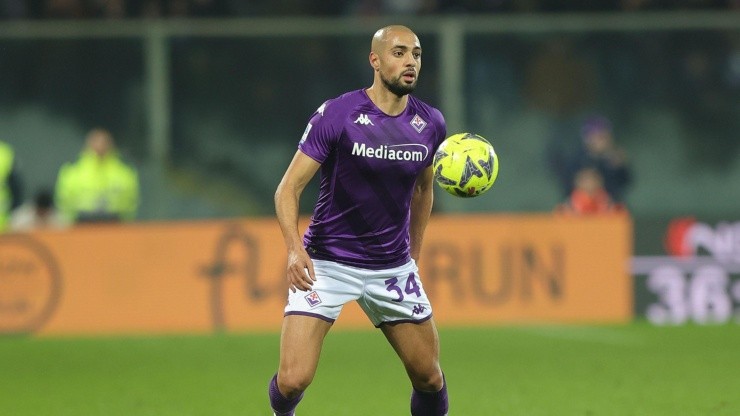 Sofyan Amrabat llegó a la Fiorentina en el 2020.
