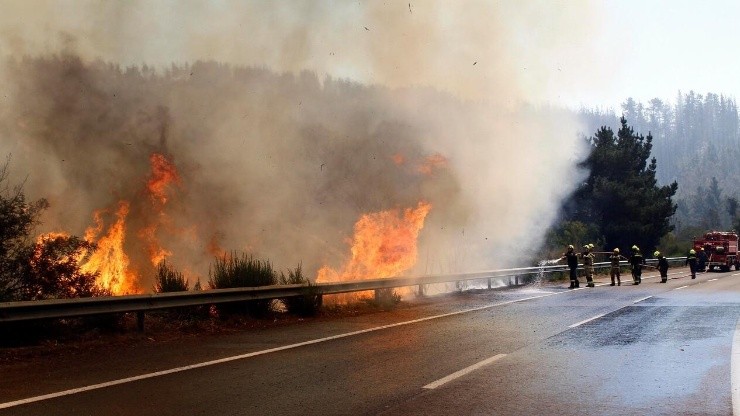 ¿Cuántos y dónde hay incendios forestales activos en Chile?