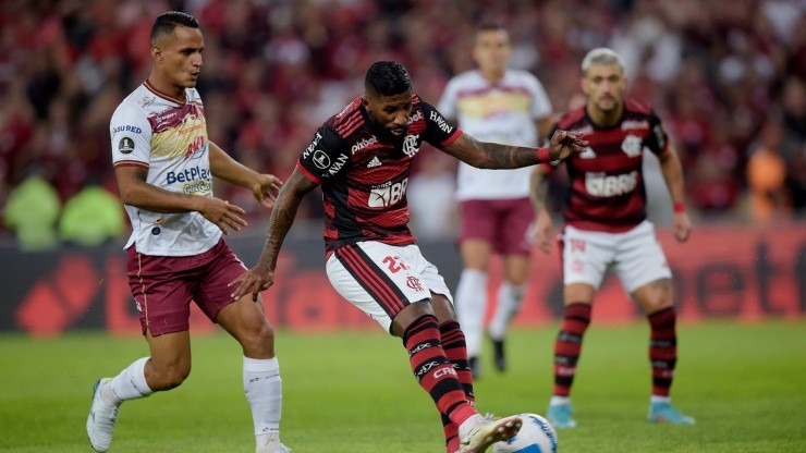 Brayan Rovira fue clave en la temporada 2022 del Tolima, que cayó ante Flamengo en la Copa Libertadores.