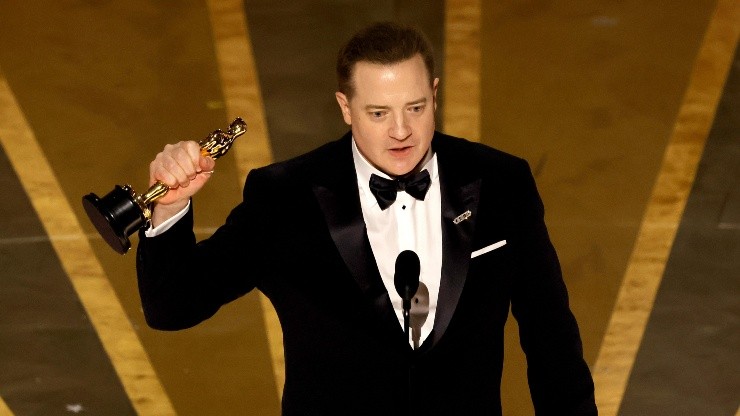Brendan Fraser se lleva los aplausos en los Oscars