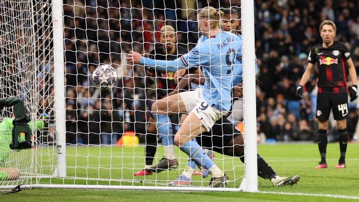 ¡Cinco goles de Erling Haaland para Manchester City contra Leipzig en Champions League!