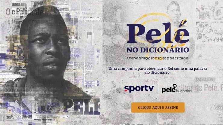 Piden a Pelé en el diccionario como homenaje.