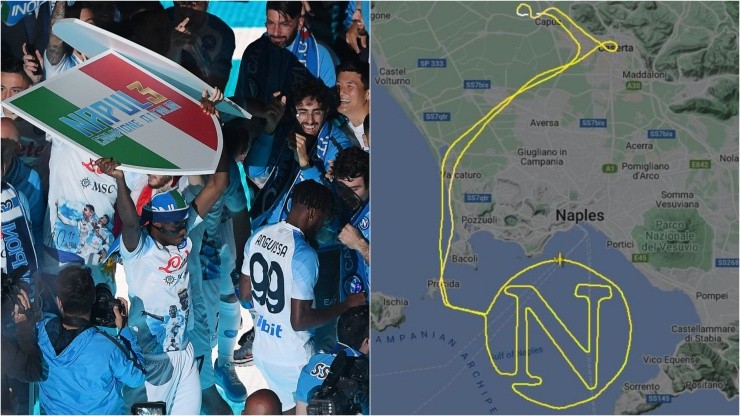 El Napoli todavía celebra el título en la Serie A. ¡Y vaya que hay muestras de jolgorio!