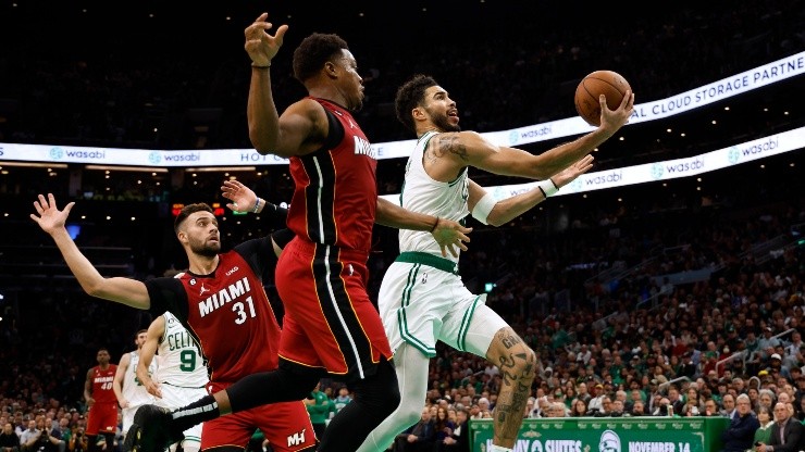 Boston Celtics starts the series at home.