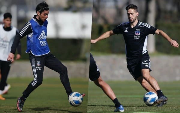Rojas y Bouzat ya se acomodan al grupo en Colo Colo. | Foto: Colo Colo