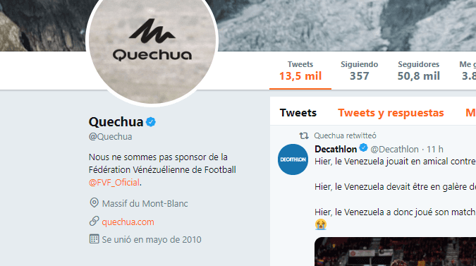 Quechua aclara que no visten a la selección venezolana