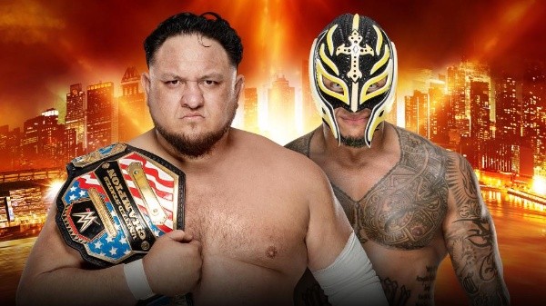 Campeonato de los Estados Unidos: Samoa Joe (C) vs. Rey Mysterio