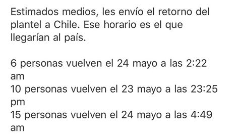 La confirmación de la agenda de Palestino