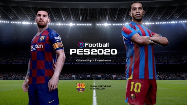 Messi y Ronaldinho los protagonistas de PES 2020