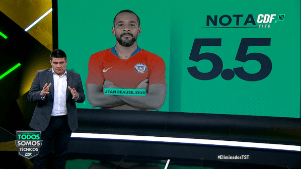 Jean Beausejour (5,0) | “Fue de lo mejorcito. Rescatable. El primer tiempo pasó un par de veces y luego fue el más peligroso por esa banda”.