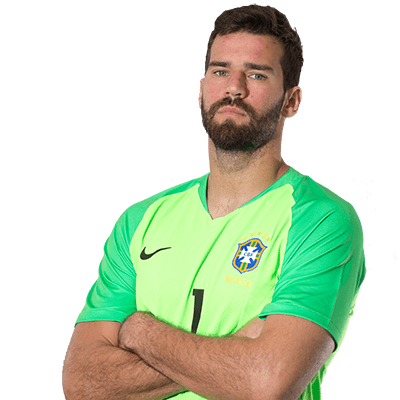 Alisson Becker | Brasil    El mejor arquero de la Copa América no solo recibió un solo gol en seis partidos, el penal de Paolo Guerrero, sino que además fue clave en la definición contra Paraguay.