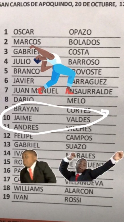 El festejo de Valdés en Instagram.