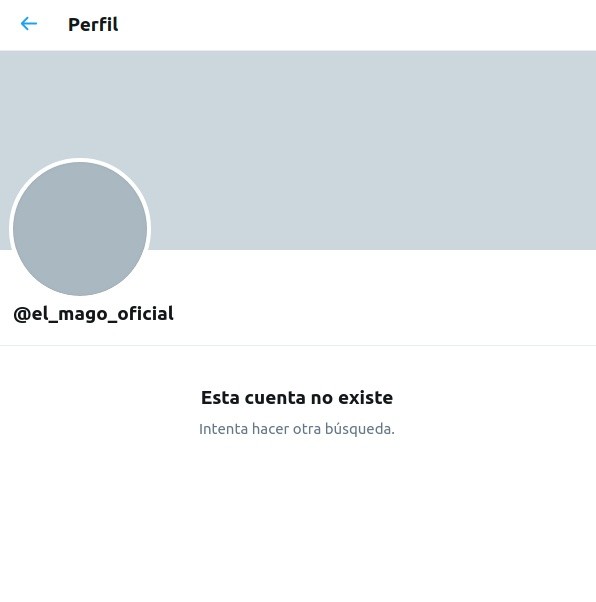 Así luce ahora la cuenta de Twitter de Jorge Valdivia.